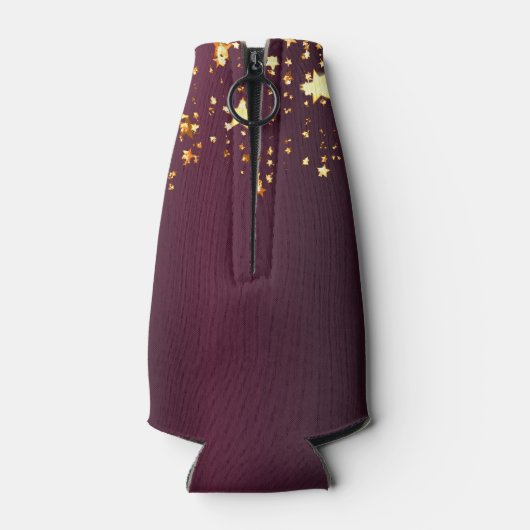 ブルゴーニュ金ゴールド星パーティーモノグラム名 ボトルクーラー (裏面)