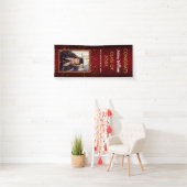 ブルゴーニュ金ゴールド紙吹雪2020写真卒業パーティー 横断幕 (インサイチュ)