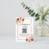 ブルゴーニュ金ゴールド結婚フローラ基金 エンクロージャーカード (スタンド正面)