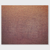 ブルゴーニュ金ゴールド赤面マルーンリネンバーラップ素朴 ラッピングペーパー (フラット)