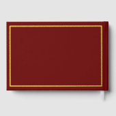 ブルゴーニュ金箔PhD卒業 ゲストブック (裏面)