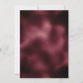 ブルゴーニュ銀フローラ幾何学日付を保存 セーブザデート (裏面)