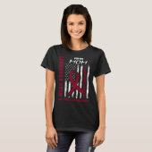 ブルゴーニュ鎌細胞認識度シャツマムアメリカン Tシャツ (正面フル)