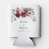 ブルゴーニュ開花素朴フローラ結婚披露宴 缶クーラー (裏面)