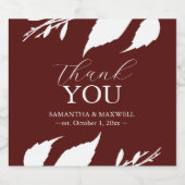 ブルゴーニュ離れーシャンパン結婚式用シール スパークリングワインラベル (シングルラベル)