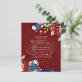 ブルゴーニュ青い花カソリックNuptialMass 結婚's (スタンド正面)