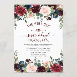 ブルゴーニュ青赤面フローラ書道まだ行う 招待状