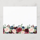 ブルゴーニュ青赤面結婚の詳細エンクロージャカード (裏面)