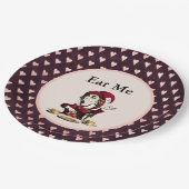 ブルゴーニュ食べーミー不機嫌帽子屋アリスinワンダーランド ペーパープレート (アングル)