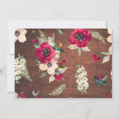 ブルゴーニュ食べ「ドリンク&ビーメリー」リハーサル・ディナー 招待状 (裏面)