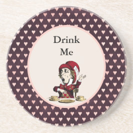 ブルゴーニュ飲む私の不機嫌Hatter Alice in Wonderland コースター