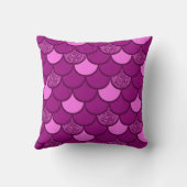 ブルゴーニュ魚鱗グリッター効果 クッション (裏面)