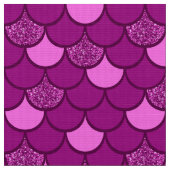 ブルゴーニュ魚鱗グリッター効果 ファブリック (クローズアップ)