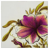 ブルゴーニュ黄花 ファブリック (見本)