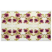 ブルゴーニュ黄花 ファブリック (ヤード)