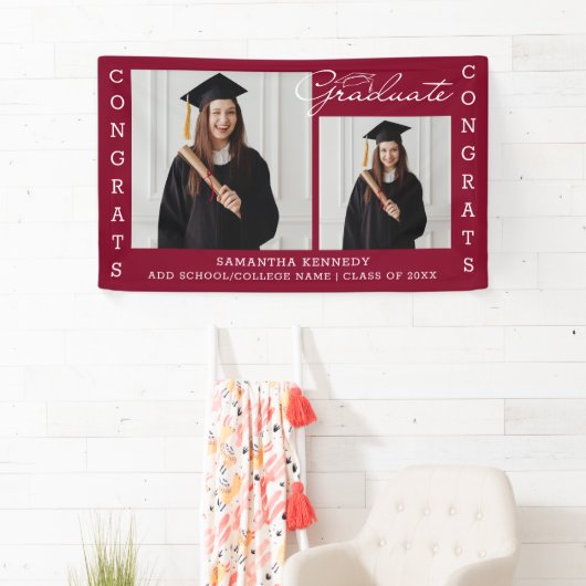 ブルゴーニュ2フォトコラージュおめでとうGrad 2023 横断幕 (インサイチュ)