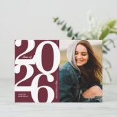 ブルゴーニュ2025写真卒業パーティー 招待状 (スタンド正面)