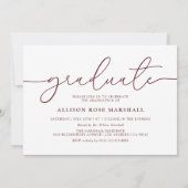 ブルゴーニュ2025写真卒業パーティー 招待状 (裏面)