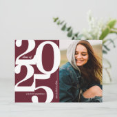 ブルゴーニュ2025写真卒業パーティー 招待状 (スタンド正面)