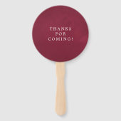 ブルゴーニュ・アンド・ネイビーフローラ結婚式の引き出物 ハンドファン (裏面)