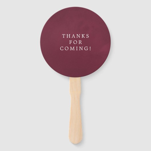 ブルゴーニュ・アンド・ネイビーフローラ結婚式の引き出物 ハンドファン (裏面)