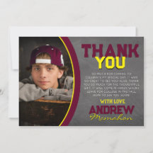 ブルゴーニュ&イエローシャルボードグラードサンキューカード