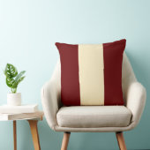 ブルゴーニュ（エッジ）とクリームエレガンス クッション (椅子)