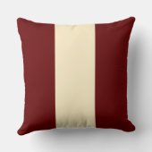 ブルゴーニュ（エッジ）とクリームエレガンス クッション (裏面)