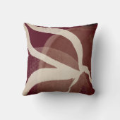 ブルゴーニュ&クリー芸術的ム抽象芸術水彩 クッション (裏面)