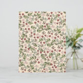 ブルゴーニュ&グリーンフローラスクラップブック紙 (スタンド正面)