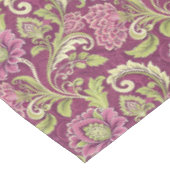 ブルゴーニュ&グリーンフローラダマスク テーブルクロス (アングル)