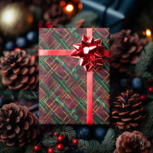 ブルゴーニュ、グリーン、イエローの抽象芸術格子縞 – 