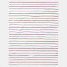 ブルゴーニュ&グレーシンシェブロンストライプ フリースブランケット