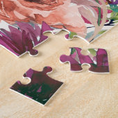 ブルゴーニュ・コーラルフローラ聖書聖句 ジグソーパズル (側面)