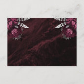 ブルゴーニュ・シルバーフローラ結婚スクリプトの詳細 エンクロージャーカード (裏面)