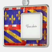 ブルゴーニュ シルバープレートフレームオーナメント (左)