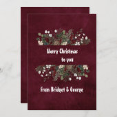 ブルゴーニュ・スカンジナビアリースホリデーカード (正面/裏面)