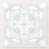 ブルゴーニュ・タイル ガラスコースター (裏面)