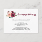 ブルゴーニュ・ダスティバラフローラ結婚ズ宿泊施設 エンクロージャーカード (正面)