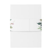 ブルゴーニュ&ダスティー赤面ピンクフローラ3 招待状ベリーバンド (裏面例)