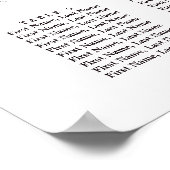 ブルゴーニュ・テラコッタ結婚フローラの座席表 ポスター (角)