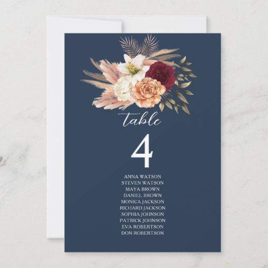 ブルゴーニュ・ネイビー結婚ブルーの座席 (正面)