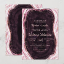 ブルゴーニュ&バラ金ゴールドゲードアゲートロック結婚ズ