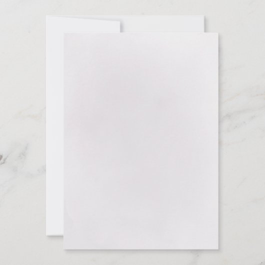 ブルゴーニュ・パープルグリッターとフローラ85歳の誕生日 招待状 (裏面)