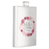 ブルゴーニュ&ピンクフローラリースマザーオブザグルーミング フラスク (右)