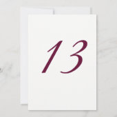 ブルゴーニュ・ピンクローズ13thバースデーパーティー招待状 招待状 (裏面)