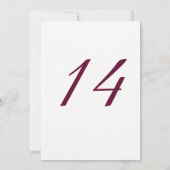 ブルゴーニュ・ピンクローズ14thバースデーパーティー招待状 招待状 (裏面)