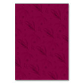 ブルゴーニュ+ピーチウォーター色のフローラ結婚ズ テーブルナンバー (裏面)