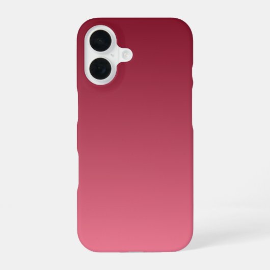 ブルゴーニュ・フェード iPhone 16ケース (裏面)