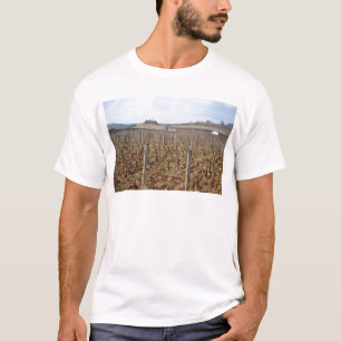 ブルゴーニュ・フランスのブドウ園 Tシャツ